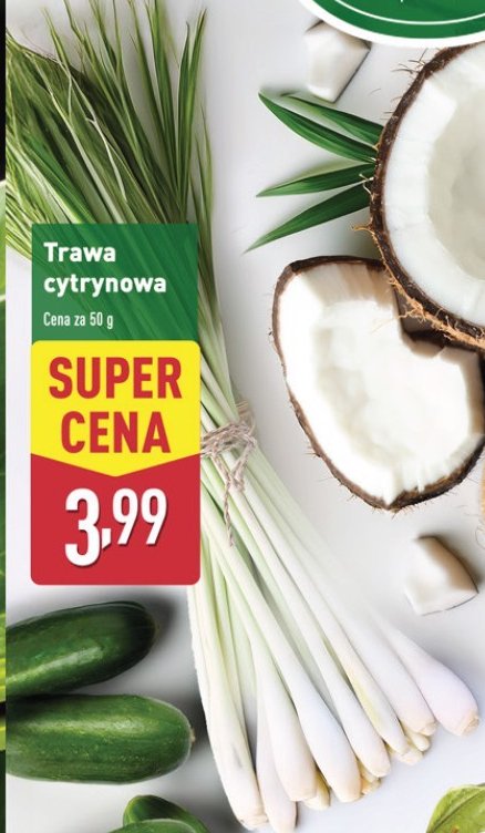 Trawa cytrynowa promocja w Aldi