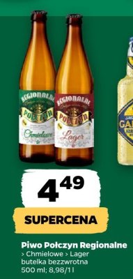 Piwo Polczyn Regionalne (Chmielowe, Lager) promocja w Netto