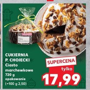 Ciasto marchewkowe Chojecki promocja w Kaufland