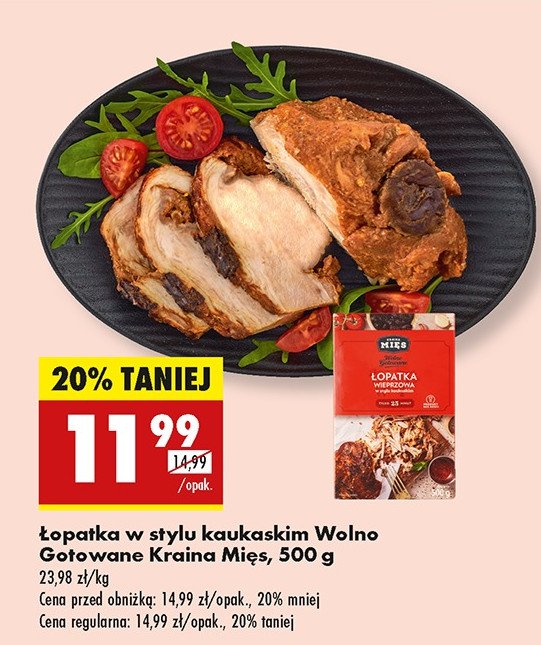 Łopatka w stylu kaukaskim Kraina mięs promocja