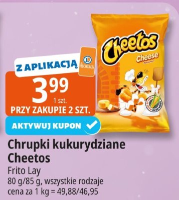 Chrupki kukurydziane Cheetos Frito Lay promocja w Leclerc