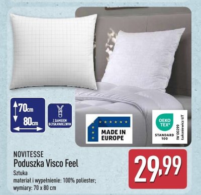 Poduszka Visco Feel 70x80 cm promocja w Aldi