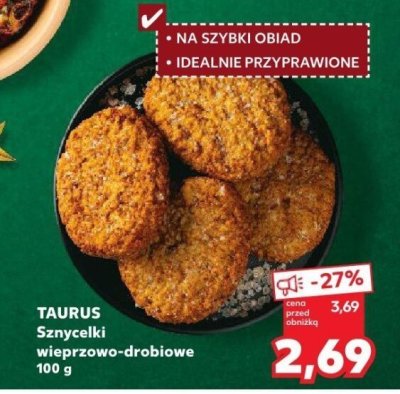 Sznycelki wieprzowo-drobiowe 100 g promocja w Kaufland