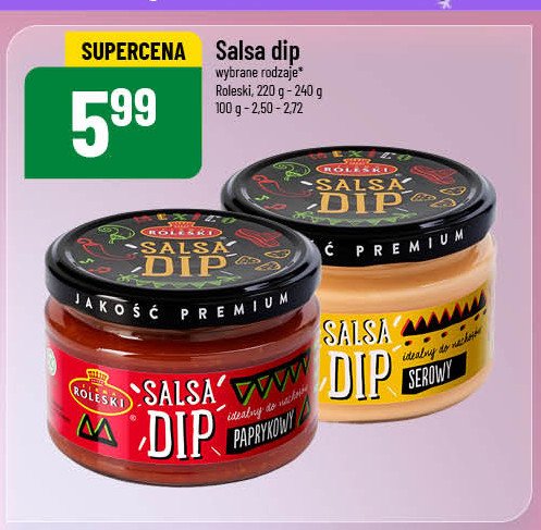 Dip paprykowy salsa Roleski promocja