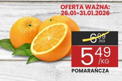 Pomarańcza zł/kg promocja w Wafelek