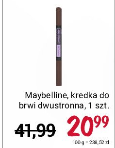 Kredka do brwi dwustronna dark brown promocja