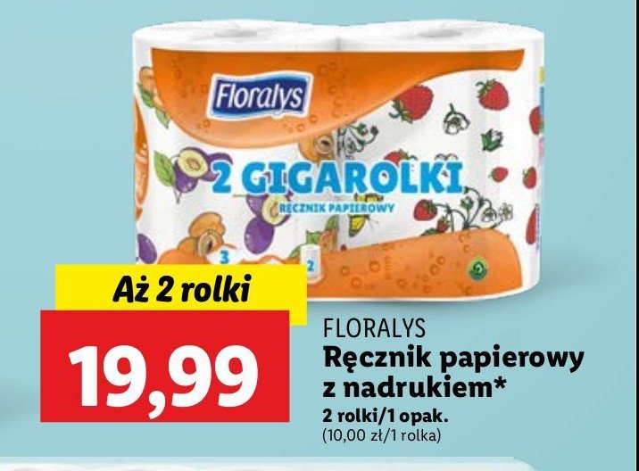 Ręcznik kuchenny gigarolka Floralys promocja