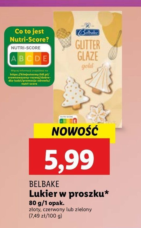 Lukier zielony Belbake promocja