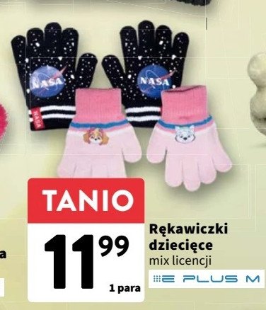 R臋kawiczki dziewcz臋ce E plus m promocja