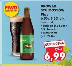 Piwo Browar stu mostów black ipa promocja