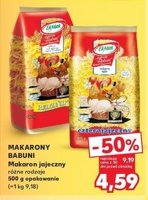 Makaron babuni nitka Eko-mak promocja