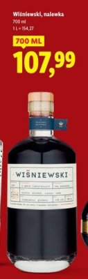 Nalewka Wiśniewski 700ml promocja w Lidl