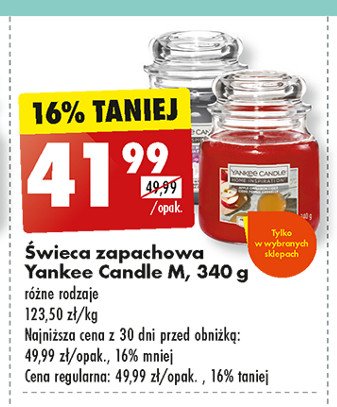 Świeca zapachowa apple cinnamon cider promocja