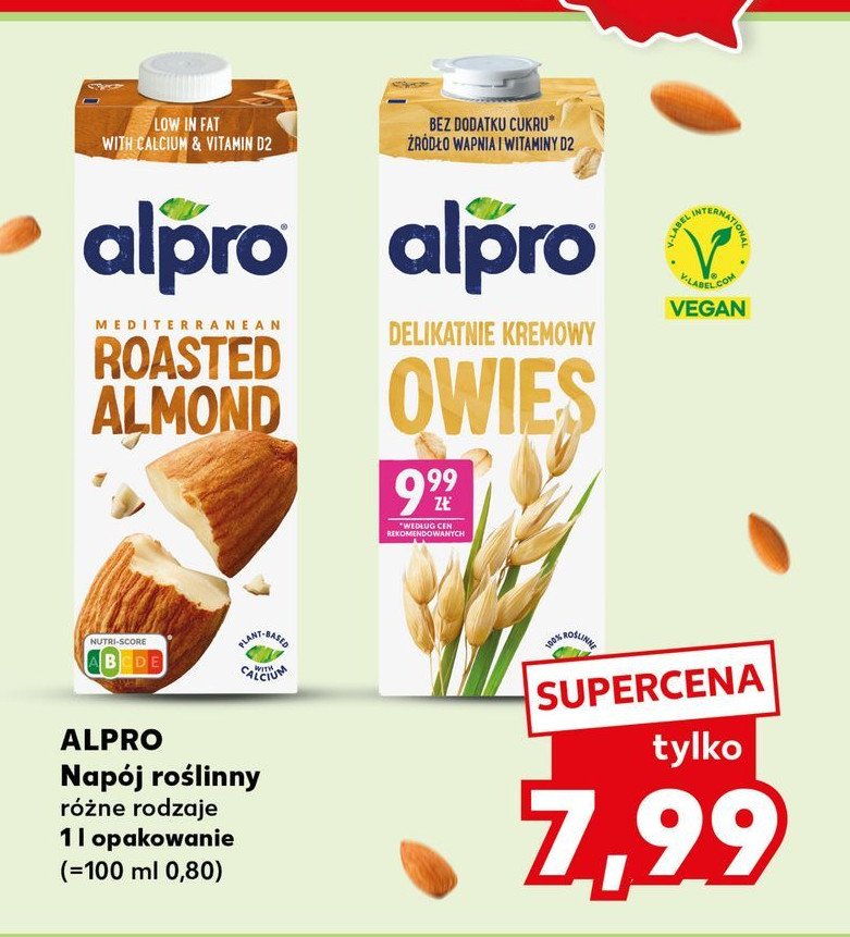 Napój migdałowy Alpro promocja