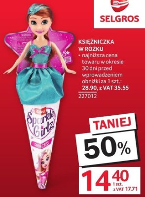 Księżniczka w rożku promocja w Selgros