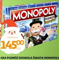 Gra monopoly podróż dookoła świata Hasbro gaming promocja