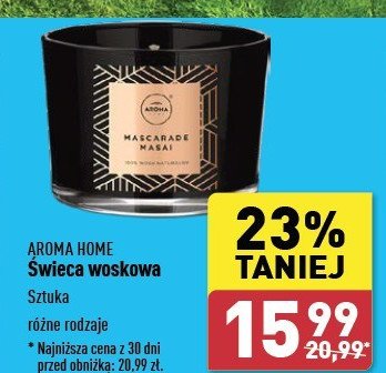 Świeca mascarade masai Aroma home promocja