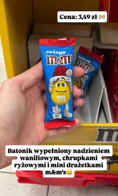 Baton m&m's crispy promocja w Biedronka