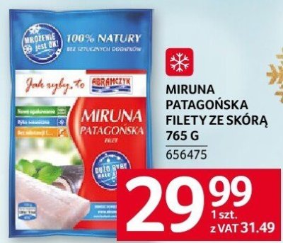 Miruna patagońska filety ze skórą promocja w Selgros
