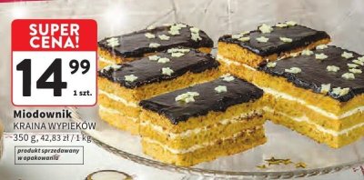 Miodownik KRAINA WYPIEKÓW promocja w Intermarche