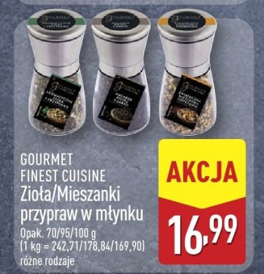 Mieszanki przypraw w młynku różne rodzaje promocja w Aldi