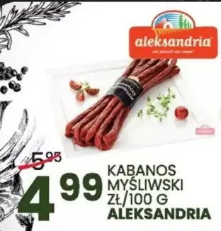 Kabanos myśliwski Alexandria promocja w Wafelek
