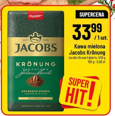 Kawa mielona Jacobs Krönung promocja w POLOmarket