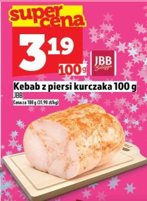 Kebab z piersi kurczaka 100g promocja w TOPAZ