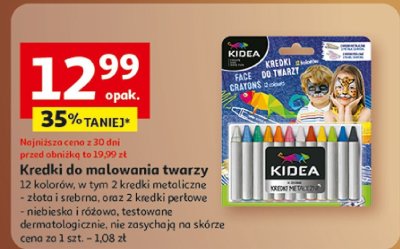 Kredki do malowania twarzy promocja w Auchan