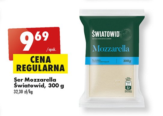 Ser mozzarella w kawałku Światowid promocja