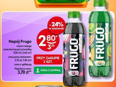 Napój Frugo różne rodzaje promocja w Żabka
