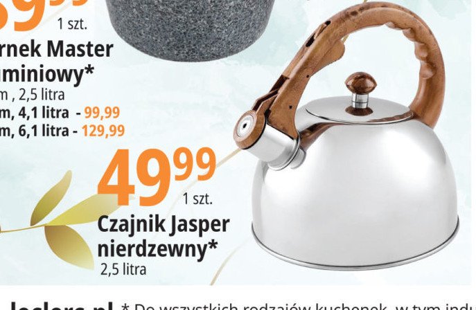 Czajnik indukcyjny jasper poj. 2.5 l Florina (florentyna) promocja