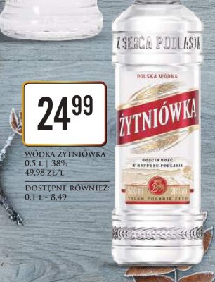 Wódka promocja w Dino