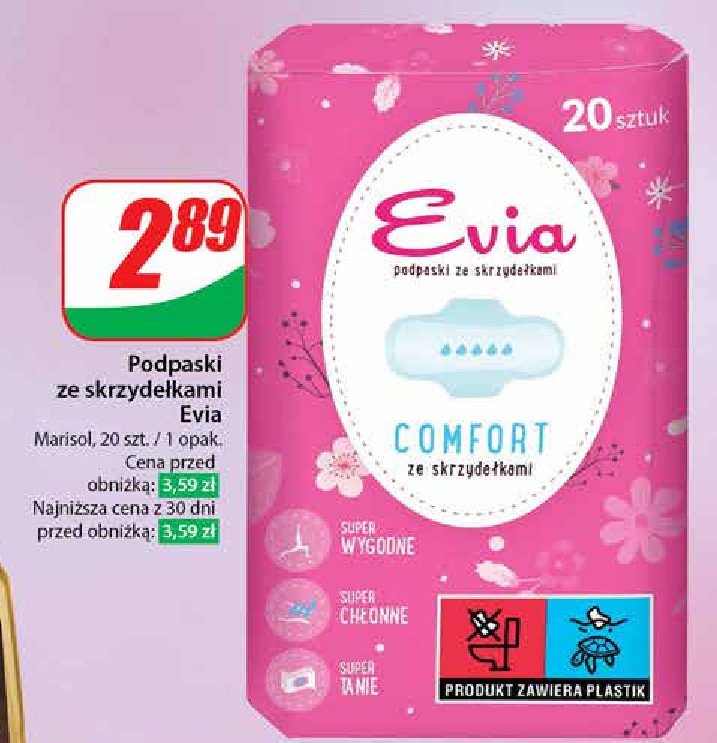 Podpaski higieniczne comfort EVIA promocja