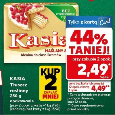 Maślany 5 KASIA Idealną do ciast i kremów promocja w Kaufland