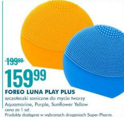 Szczoteczka soniczna do twarzy play purple Foreo luna promocja