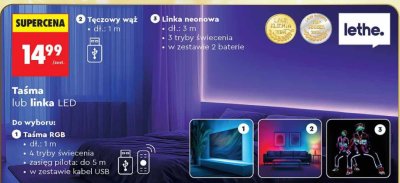 Taśma LED lethe. promocja w Biedronka