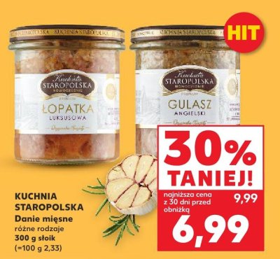 Danie mięsne gulasz angelski promocja w Kaufland
