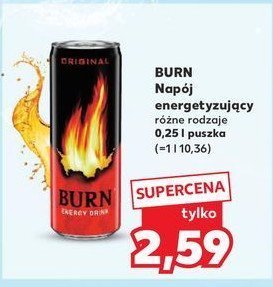 Napój original Burn promocja