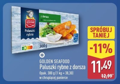 Paluszki rybne z dorsza Golden Seafood promocja w Aldi
