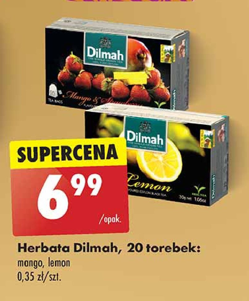 Herbata lemon Dilmah promocja