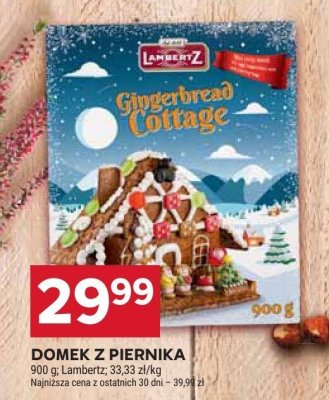 Domek z piernika Lambertz Gingerbread Cottage promocja w Stokrotka