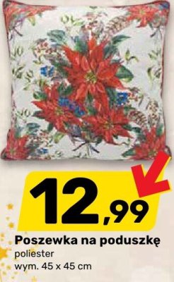 Poszewka na poduszkę poliester promocja w Bricomarche