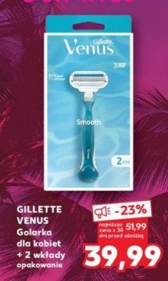 Maszynka do golenia + 2 wkłady Gillette venus smooth promocja