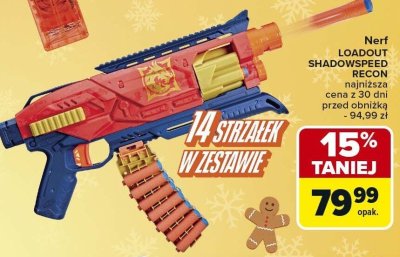 Nerf LOADOUT SHADOWSPEED RECON promocja w Carrefour