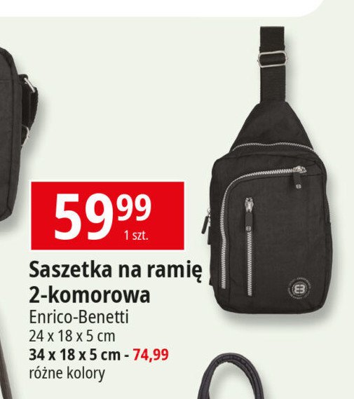Saszetka na rami臋 24 x 18 x 5 cm Enrico benetti promocja
