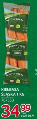 Kiełbasa śląska Dolina Dobra 1 kg promocja w Selgros
