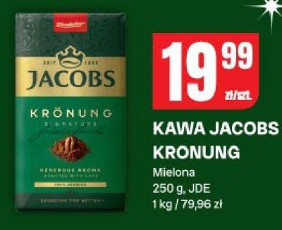 Kawa Jacobs Kronung Mielona promocja w Chorten