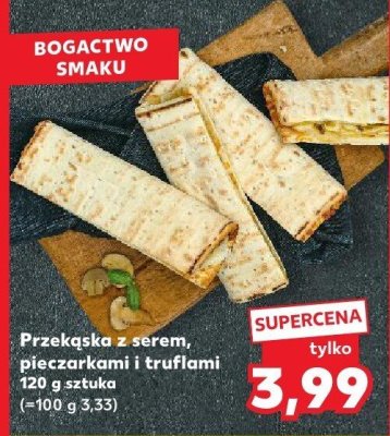 Przekąska z serem, pieczarkami i truflami promocja w Kaufland