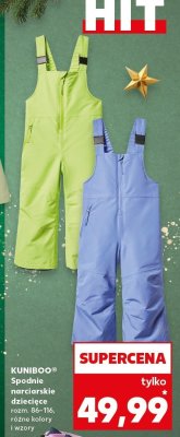 Spodnie narciarskie dziecięce KUNIBOO promocja w Kaufland